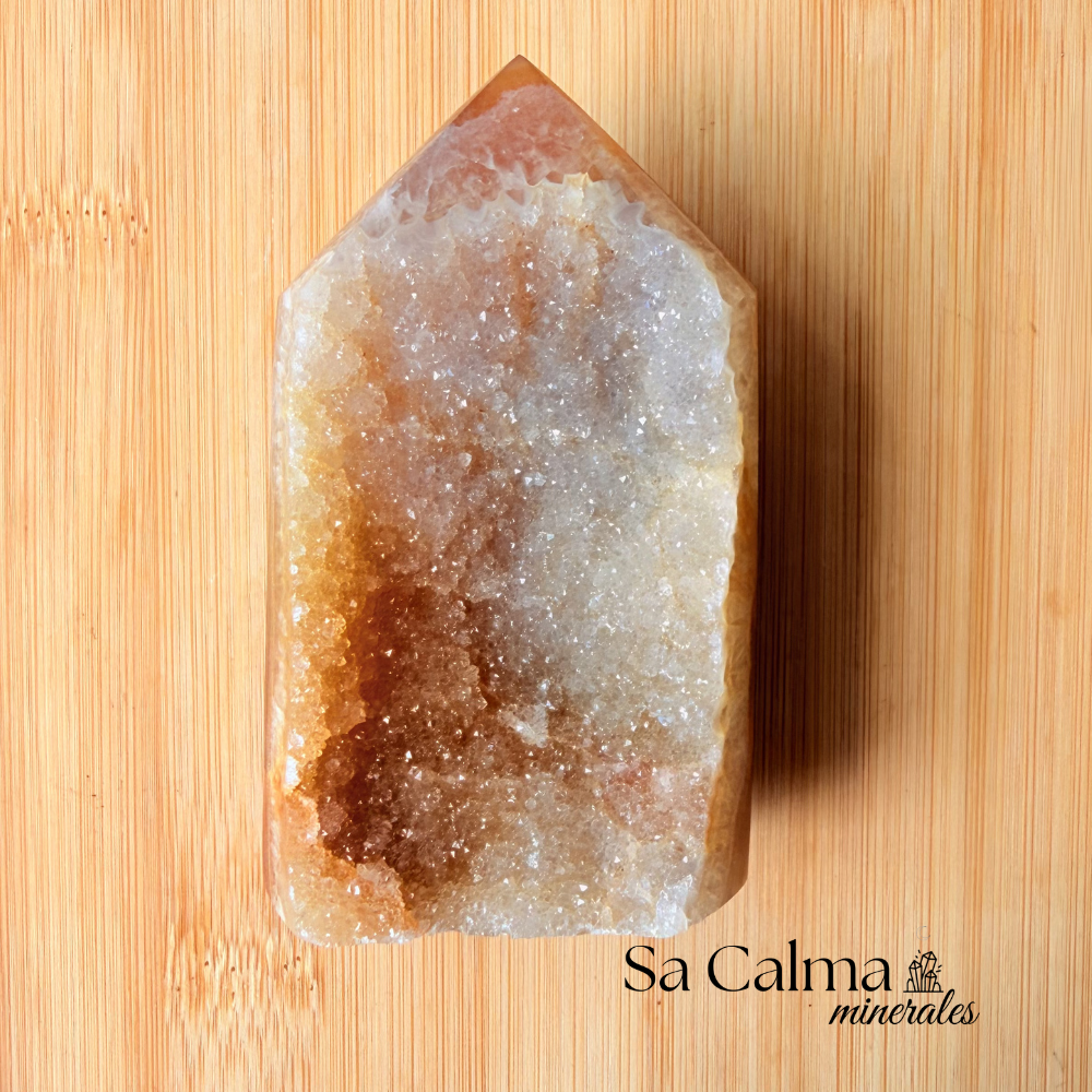 Drusa de Ágata Natural – Equilibrio Energético, Protección y Armonía