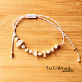 Pulsera de Hilo con Cuarzo Cristal – Energía, Claridad y Equilibrio