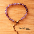 Pulsera de Amatista Natural – Calma, Protección y Equilibrio Emocional