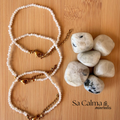 Pulsera de Piedra Luna con Cierre de Acero Inoxidable para Intuición y Equilibrio Emocional