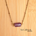 Collar Clea de Amatista – Calma, Protección y Equilibrio Espiritual