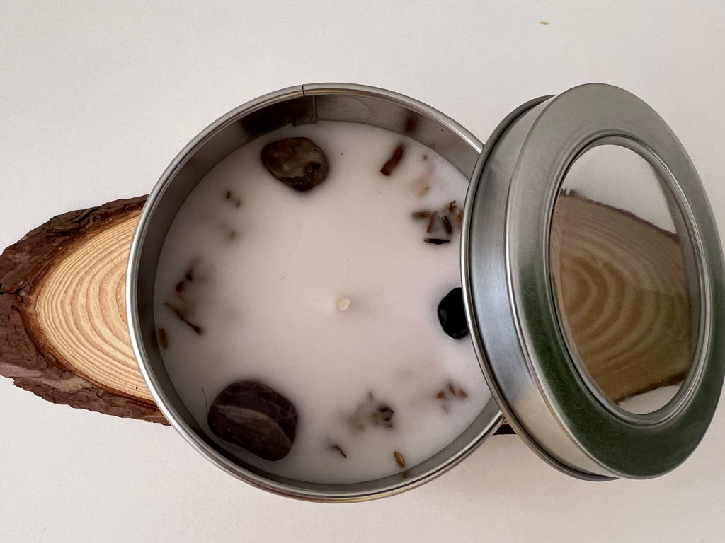 Vela Aromática Sanación – Lavanda & Amatista