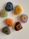 Rodados de los 7 Chakras para Equilibrio, Armonización y Energía Positiva