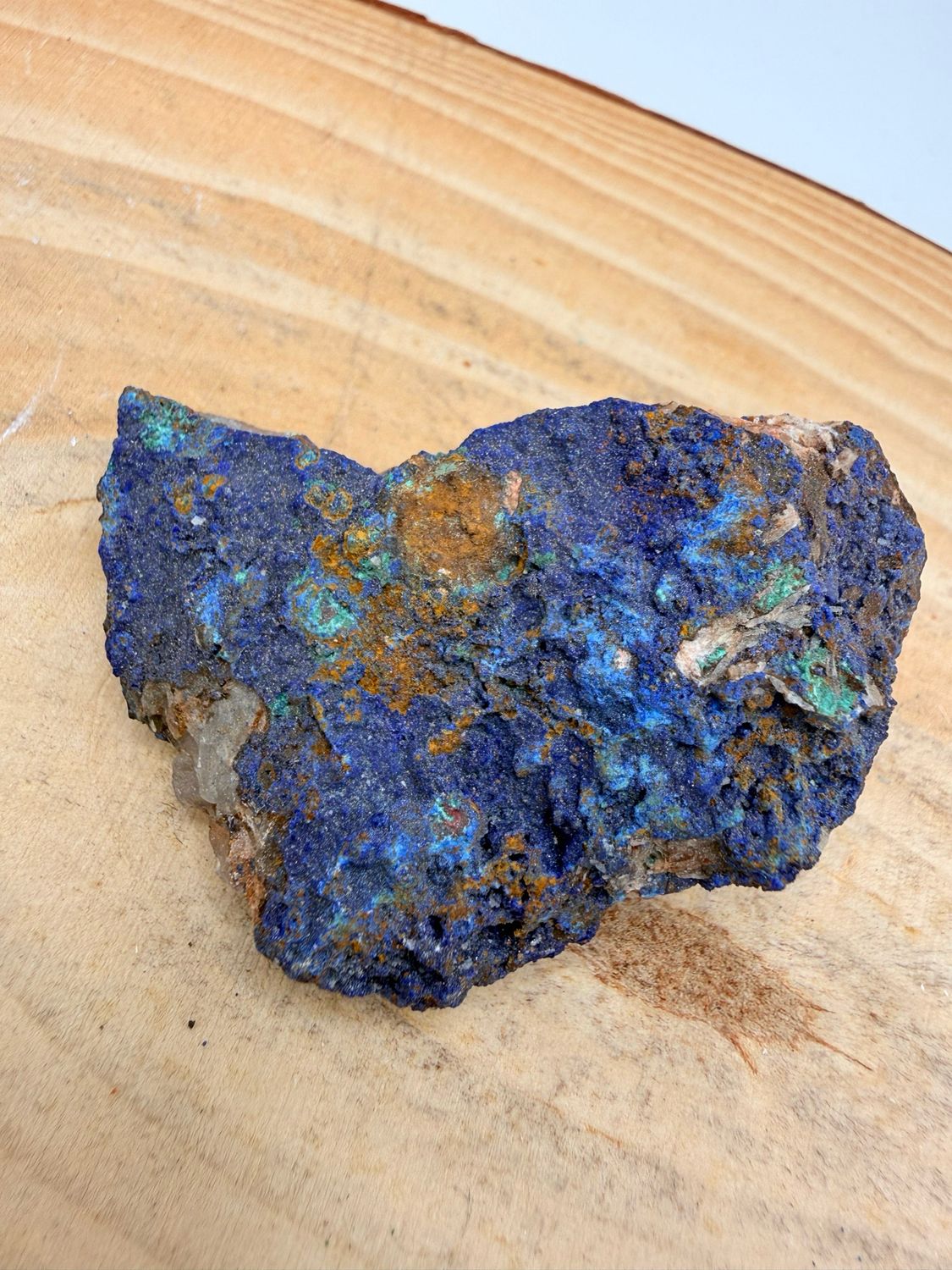 Azurita en Bruto Natural para Intuición y Claridad Mental