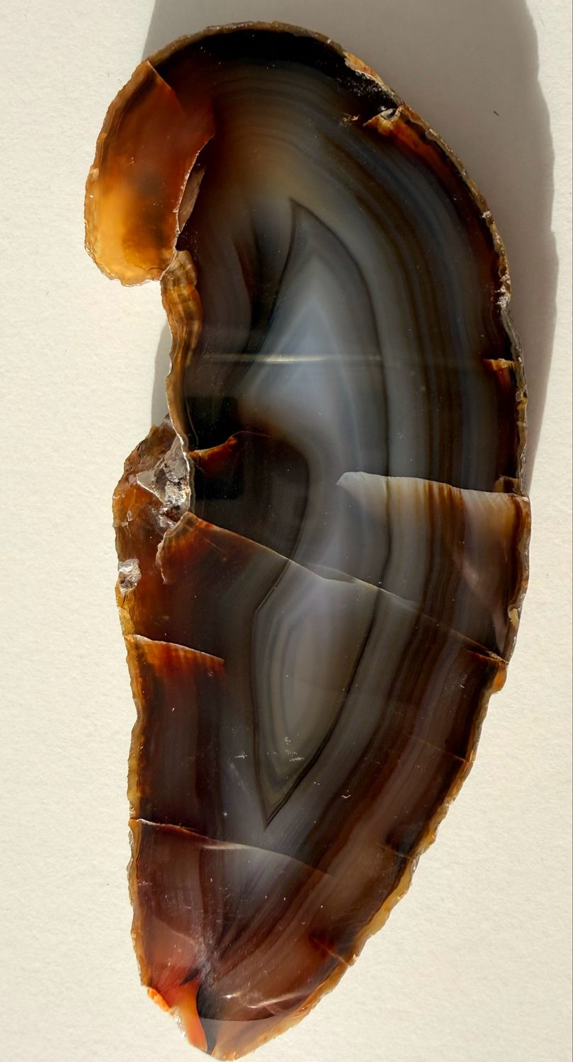 Placa de Ágata Ref;01 Natural para Equilibrio, Armonización y Energía Positiva