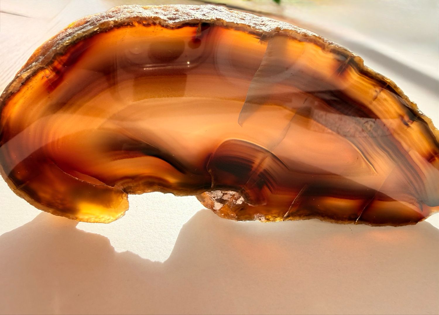 Placa de Ágata Ref;01 Natural para Equilibrio, Armonización y Energía Positiva