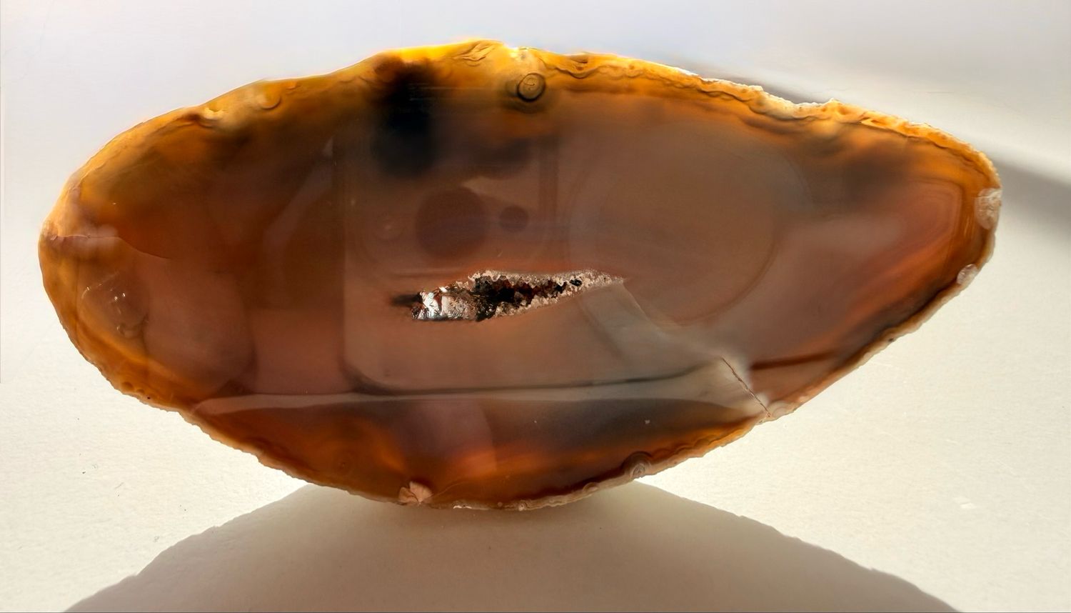 Placa de Ágata Ref;06 Natural para Equilibrio, Armonización y Energía Positiva