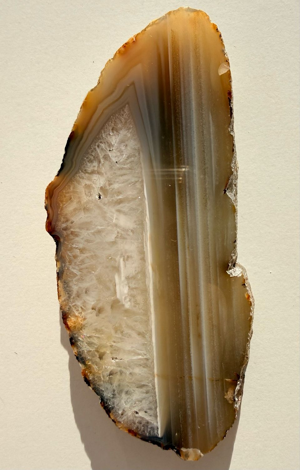 Placa de Ágata Ref:10 Natural para Equilibrio, Armonización y Energía Positiva