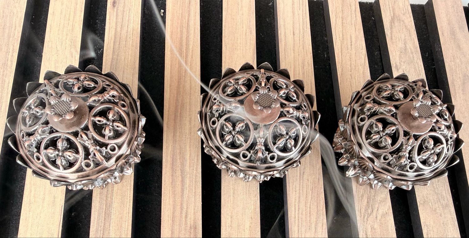 Quemador de Metal- Flor de Loto
