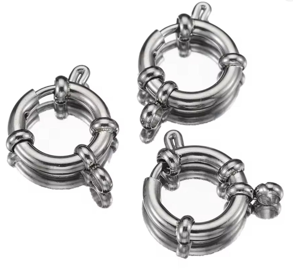 Pulsera Personalizada Sa Calma - Cierre MARINERO acero inoxidable.