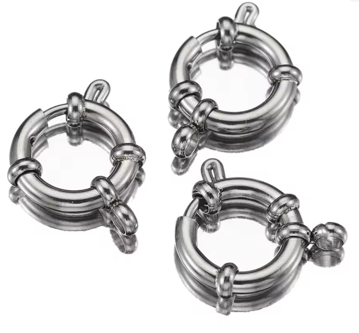 Pulsera Personalizada Sa Calma - Cierre MARINERO acero inoxidable.