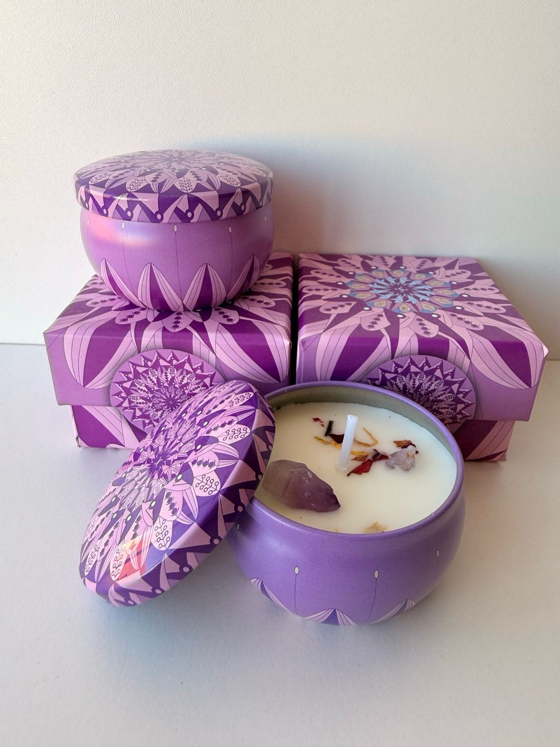 Vela Aromática- Lavanda y Amatista