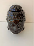 Quemador de Aceite Cabeza de Budha (Color Negro)