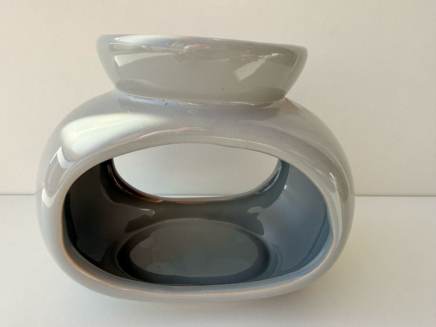 Quemador de Aceite Doble (Color Gris)