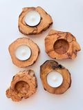 Portavelas de Palo Santo