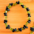 Pulsera Olivino & Lava Volcánica · Renacer