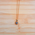 Collar Ojo Turco Dorado· Protección