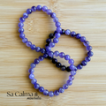 Pulsera Elástica de Amatista – Calma, Protección y Equilibrio Espiritual