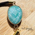 Pulsera de Amazonita con Cierre de Cordón – Equilibrio y Serenidad