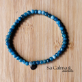 Pulsera Elástica de Apatito Azul – Claridad Mental y Comunicación