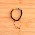 Pulsera 7 Chakras & Turmalina Negra · Equilibrio y Protección