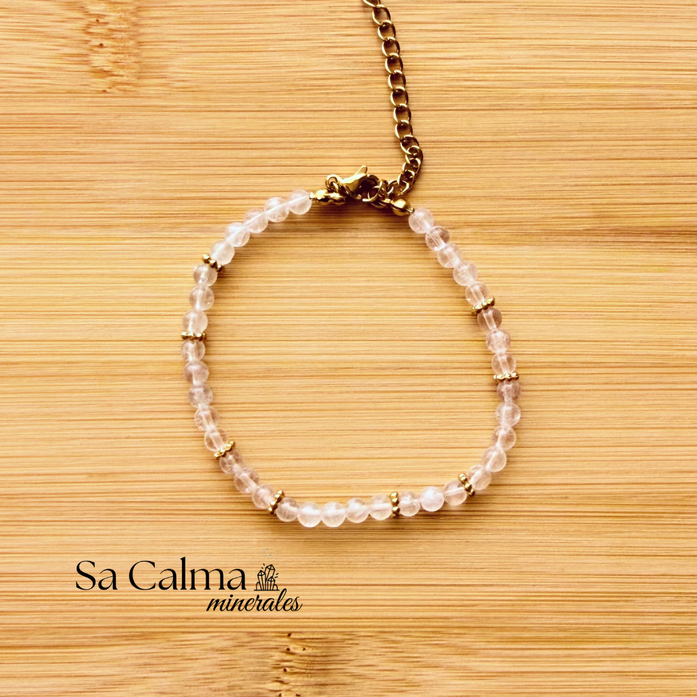Pulsera de Cuarzo Cristal – Energía, Claridad y Equilibrio Espiritual