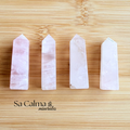 Punta de Cuarzo Rosa (5 cm) – Amor, Armonía y Equilibrio Emocional