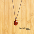 Collar de Jaspe Rojo con Cadena de Acero Inoxidable – Energía y Fuerza