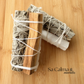 Atado Sagrado de Palo Santo, Salvia y Selenita para Limpieza Energética y Alta Vibración