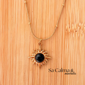 Collar de Acero Inoxidable con Ojo de Tigre – Protección y Energía