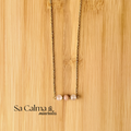 Collar de Piedra Luna Rosa y Cuarzo Rosa – Amor, Intuición y Equilibrio Emocional