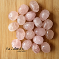 Rodado de Cuarzo Rosa Natural para Amor, Calma y Sanación Emocional