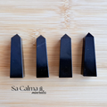 Punta de Turmalina Negra (5 cm) – Protección, Limpieza y Equilibrio Energético