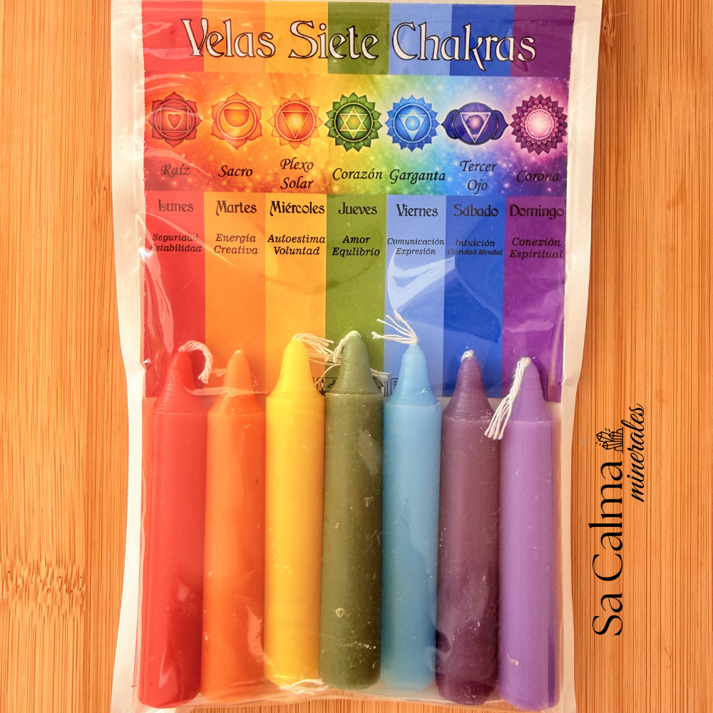 Set de Velitas 7 Chakras – Equilibrio y Armonía Energética