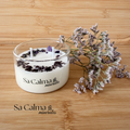Vela Ritual Yo Soy – Lavanda y Eucalipto con Amatista para Calma y Equilibrio