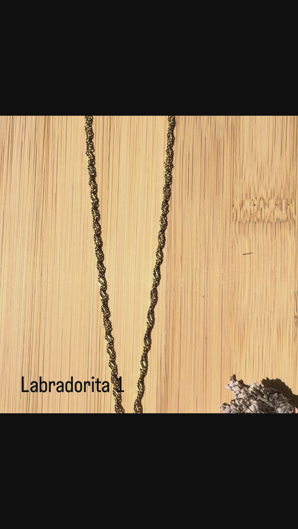 Collar Labradorita · Luz Interior